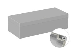 Obudowa ogólnego użytku ekranowana Szary IP66 Silikon, 160 x 360 x 100mm, RS PRO 5U2