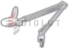 LUPA LAMPA WARSZTATOWA PODŚWIETLANA 127mm 8xD