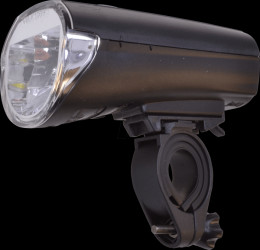 Bike - front light, LED, 30 lux, 1 W, battery