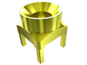 Złącze koncentryczne Montaż na płytce drukowanej Męski 50Ω typ złącza Złącze SMP Montaż na krawędzi