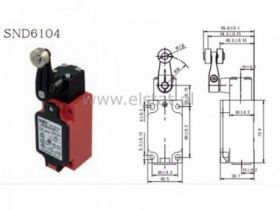 Przełącznik krańcowy SND6104-SP-C-P; 1NO+1NC; M20