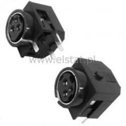 Gniazdo DC 3 PIN, kątowe, żeńskie
