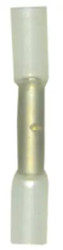 Butt connector with heat shrink insulation, 0.34-0.5 mm², AWG 24 to 22, yellow, 28.5 mm, 3734H