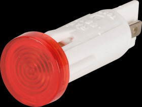 1.69.507.105/1301 Indicator, 28 V, bulb, 10 mm, round, red