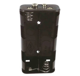 Uchwyt do baterii, x 4, montaż zatrzaskowy