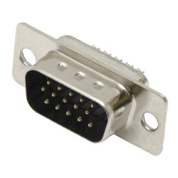 WTYK DB15 PROSTY 3-RZĘDOWY D-SUB NA KABEL