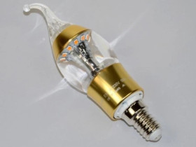 Żarówka LED Iddi S E14 4,6W WW złota