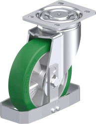 Blickle 939232 LH-ALST 180K-FS Rolka obrotowa z blachy stalowej Średnica koła: 180 mm Maksymalne obciążenie: 670 kg 1 sz
