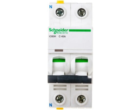 Wyłącznik nadprądowy 1P+N C 40A 10kA AC iC60H-C40-1N A9F07640