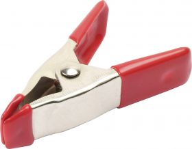 Zacisk sprężynowy metalowy częściowo pokryty gumą 50mm