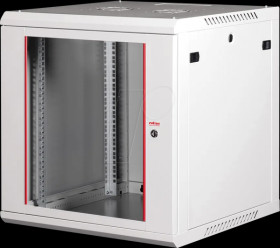 26210131 19" wall-mounted housing, 12U, 600mm depth, gray