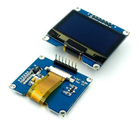 SSD1306 OLED Display 1.54" White I2C SPI 3-5V Arduino