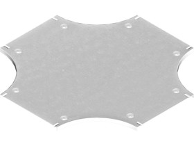 Pokrywa czwórnika korytka PZCZKPJ50 grubość blachy 1,0mm 104914 BAKS