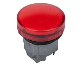 Główka lampki sygnalizacyjnej 22mm czerwona ZB4BV04