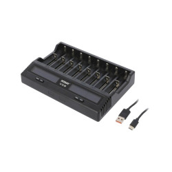 Ładowarka do akumulatorów VC8 Li-Ion XTAR VC8 Uniw. 1,2V-3,7V 10440,18650 NiMh