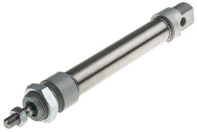 Siłownik pneumatyczny z tłoczyskiem skok: 80mm RS PRO Ø 20mm dwustronnego działania Action Bufor G 1/8