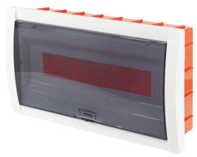 Rozdzielnica modułowa 1x18 podtynkowa IP40 biała