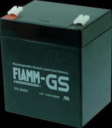 FG20451 Lead-fleece battery, 12 V, 4.5 Ah
