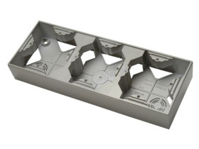 AS Puszka instalacyjna do serii As 3 potrójna satyna light PNP-3G/45 OSPEL