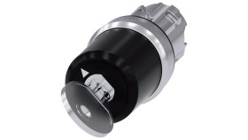 Przełącznik z kluczem BKS 22mm okrągły metal nr E7 (VW) bez klucza 2 poz. O-i monost. kąt zał. 90st. 3SU1050-5SF11-0AA0