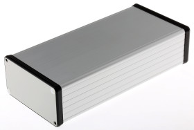 Obudowa Aluminium szerokość zew. 103 mm długość zew. 220 mm wys. zew. 53 mm Hammond IP54 Anodowanie na srebrno