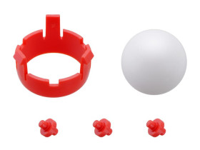 Pololu Romi Chassis Ball Caster Kit - Red