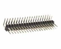 PH254-D-80K Listwa PH 2x40 pin kątowa, podwójna (gold pin) raster 2.54 mm