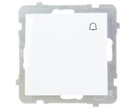 AS Przycisk /dzwonek/ biały ŁP-6G/m/00
