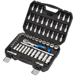 Draper 24228 HI-TORQ&#xAE; Metric Socket and Bit Set, 3/8&quot; Sq. Dr. (58 Piece)