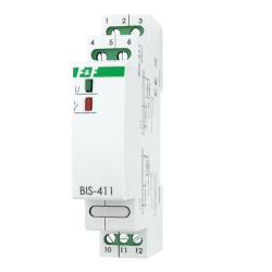 16A Przekaźnik bistabilny impulsowy włącz-wyłącz na szynę F&F BIS-411 230V
