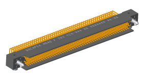 Wtyk PCB 202-pinowe raster: 1.905mm 4-rzędowe Amphenol Socapex Montaż na płytce drukowanej Męski 4.5A 750 V