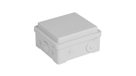 Puszka Naścienna Przyłączeniowa 100X52x100 Mm, Z 4 Dławnicami, Ip54, Odporna...