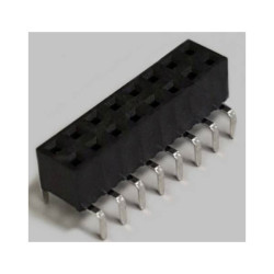 BKL 10122232 SIL socket 2 rows 8 Pins/row 1pc standard