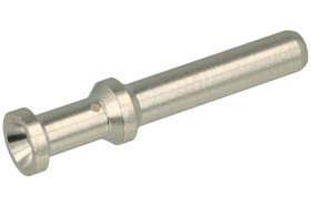 Terminal męski; Han C; 09320006107; stop miedzi; proste; na przewód; zaciskany; 40A; 800V; srebrny; srebrzone; 4,0mm2; Harting;