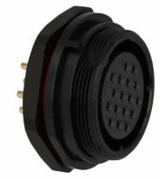 SPP2912-17GZ-P Gniazdo 17 pin, zakręcane na obudowę, zakręcany, wodoodporny - gwint zewnętrzny (10A)