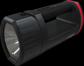1600-0222 LED rechargeable spotlight HS5R, 420 lm, black, emergency light
