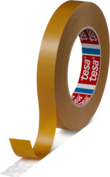 Adhesive tape, 19 x 0.11 mm, double sided, non-woven, transparent, 50 m, 51570-00006-00