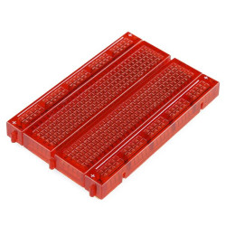 Sparkfun Breadboard - Translucent Self-Adhesive (Red)