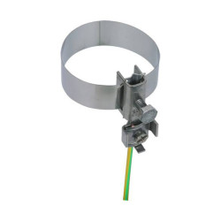 DEHN 540912 BRS Earth Pipe Strap Adjustable Stainless Steel Clamp