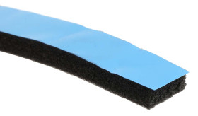 Taśma piankowa grubość 4.80mm szerokość 12.0mm RS PRO Czarny długość 15.0m