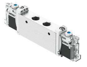 Pneumatyczne zawory elektromagnetyczne Festo 5/3 Exhausted G 1/8 24V