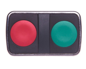 Napęd przycisku podwójny zielony/czerwony z samopowrotem ZB4BA7340