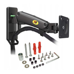 Uchwyt do monitora komputerowego 17-27" 7kg z przegubem / NB F120 czarny