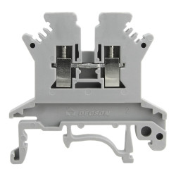 Złączka szynowa przelotowa szara śrubowa 1,5mm2 1P VDE UL PC1.5-01P-11-00A(H)