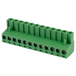 CamdenBoss CTB9208/12 12 Way 12A Pluggable Terminal Block Free Plug 5.08mm Pitch