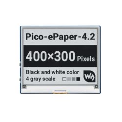 Moduł e-Paper Pico 4,2&quot; E-Ink 400x300 do Raspberry Pi Pico - Waveshare 20344