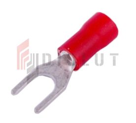 KWR4 Końcówka widełkowa izol. M4 100szt