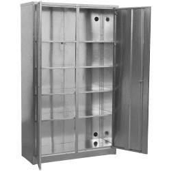 Sealey GSC110385 Galvanized Steel Floor Cabinet 4-Shelf Extra-Wide
