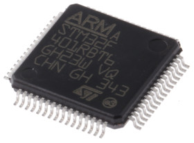 Mikrokontroler STMicroelectronics STM32F4 LQFP 64-pinowy Montaż powierzchniowy ARM Cortex M4 128 kB 32bit CAN: 84MHz