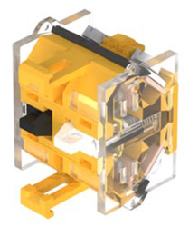 Listwa zaciskowa do przełącznika modułowego EAO blokada Blok styków 1CO 500V ac, przyłącze śrubowe